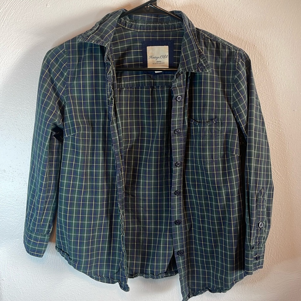 Forever 21 Heritage 1981 plaid blouse, size S